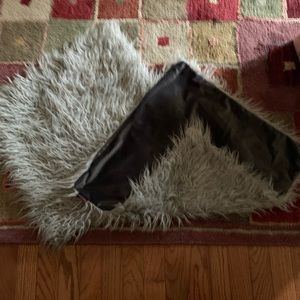 Faux fur throw pillow covers